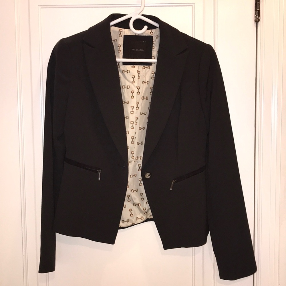 Beautiful chocolate brown never worn blazer, small
